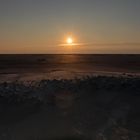 Sonnenuntergang am Nordstrand Borkum