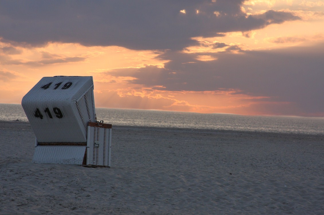 - Sonnenuntergang am Norseestrand -