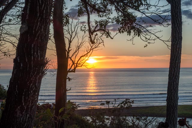 Sonnenuntergang am Nosara Strand