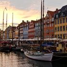 Sonnenuntergang am Nyhavn