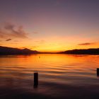 Sonnenuntergang am Obersee bei Schmerikon