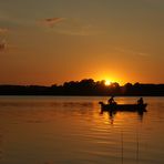 Sonnenuntergang am Oberuckersee