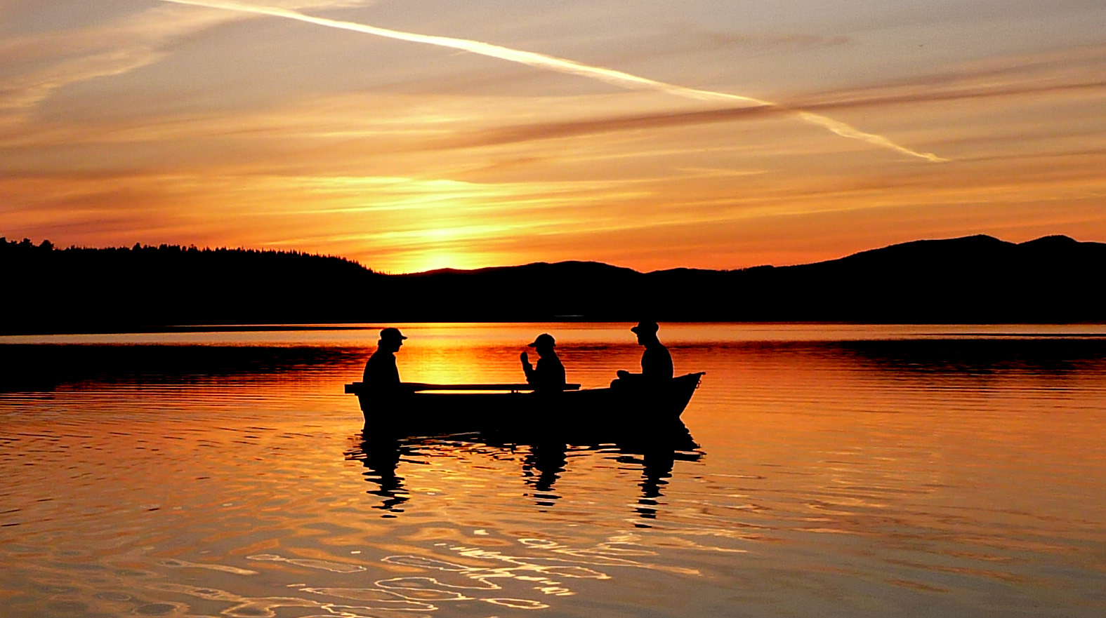 Sonnenuntergang am Österdalälven