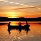 Sonnenuntergang am Österdalälven