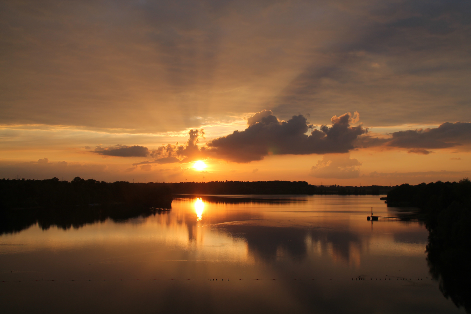 Sonnenuntergang am Offlumer 3