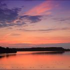 Sonnenuntergang am Offlumer See