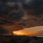 Sonnenuntergang am Old Lighthouse Garður