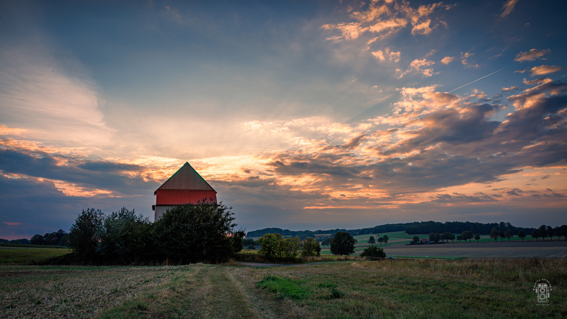 Sonnenuntergang am Oldendorfer Berg