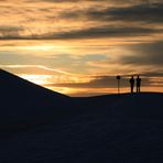 Sonnenuntergang am Olympiapark