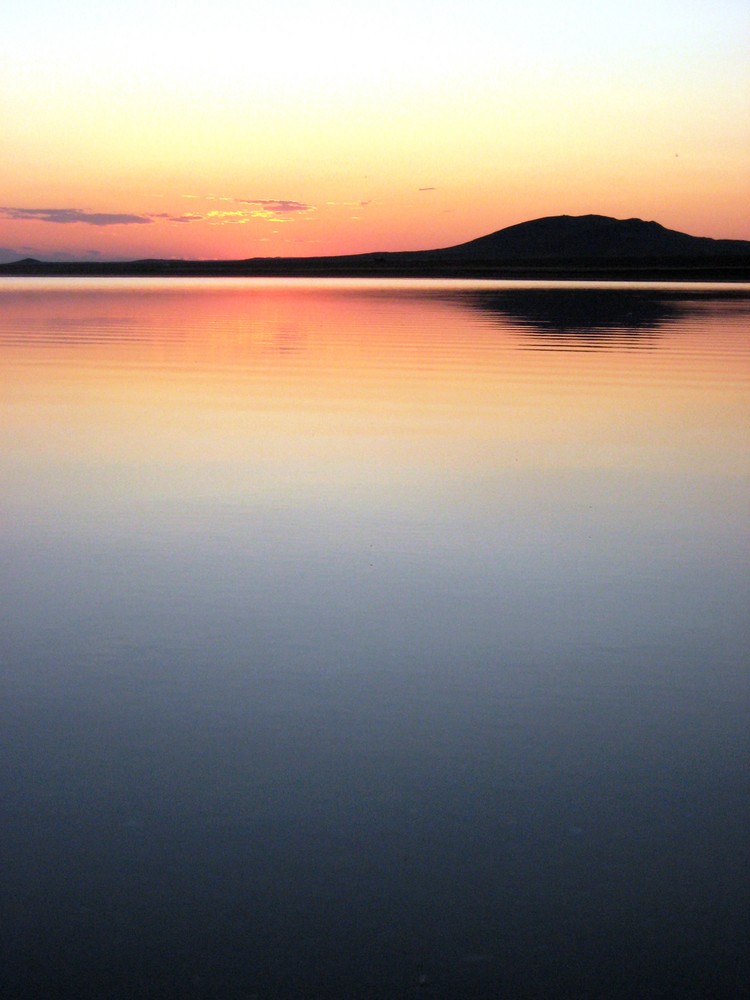 Sonnenuntergang am Oogi Nuur