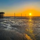 Sonnenuntergang am Ordinger Strand