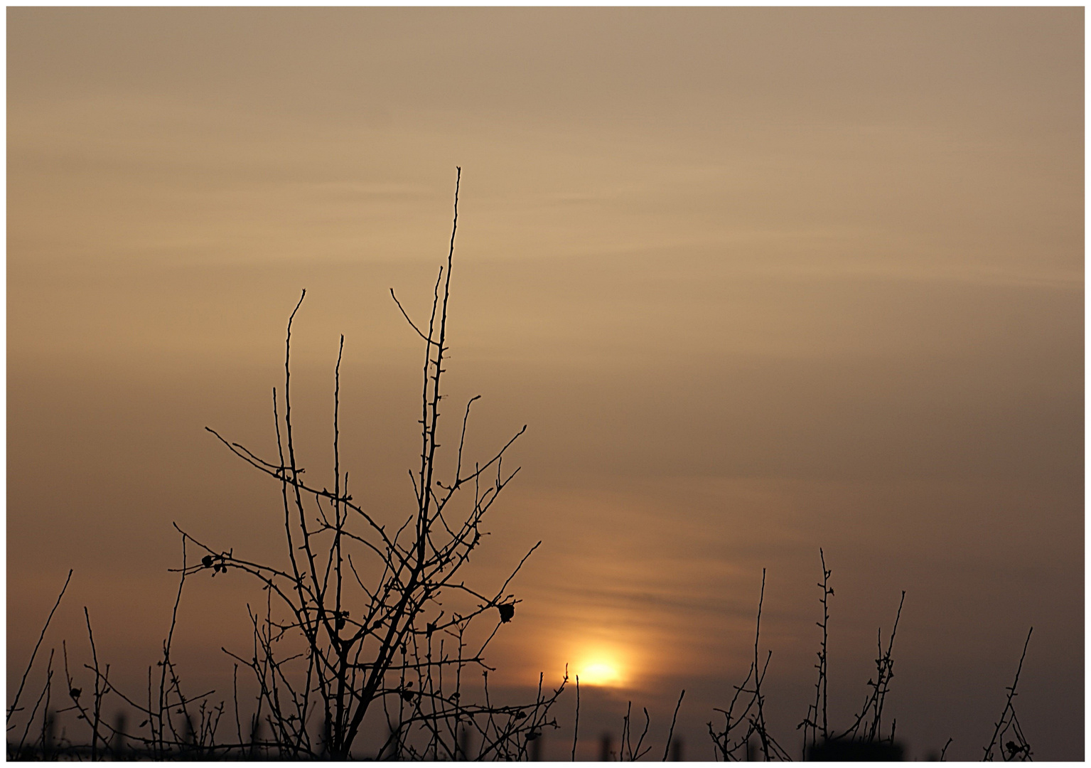  Sonnenuntergang am Osterabend