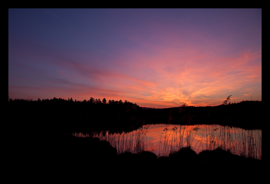 Sonnenuntergang am Ostersee 3