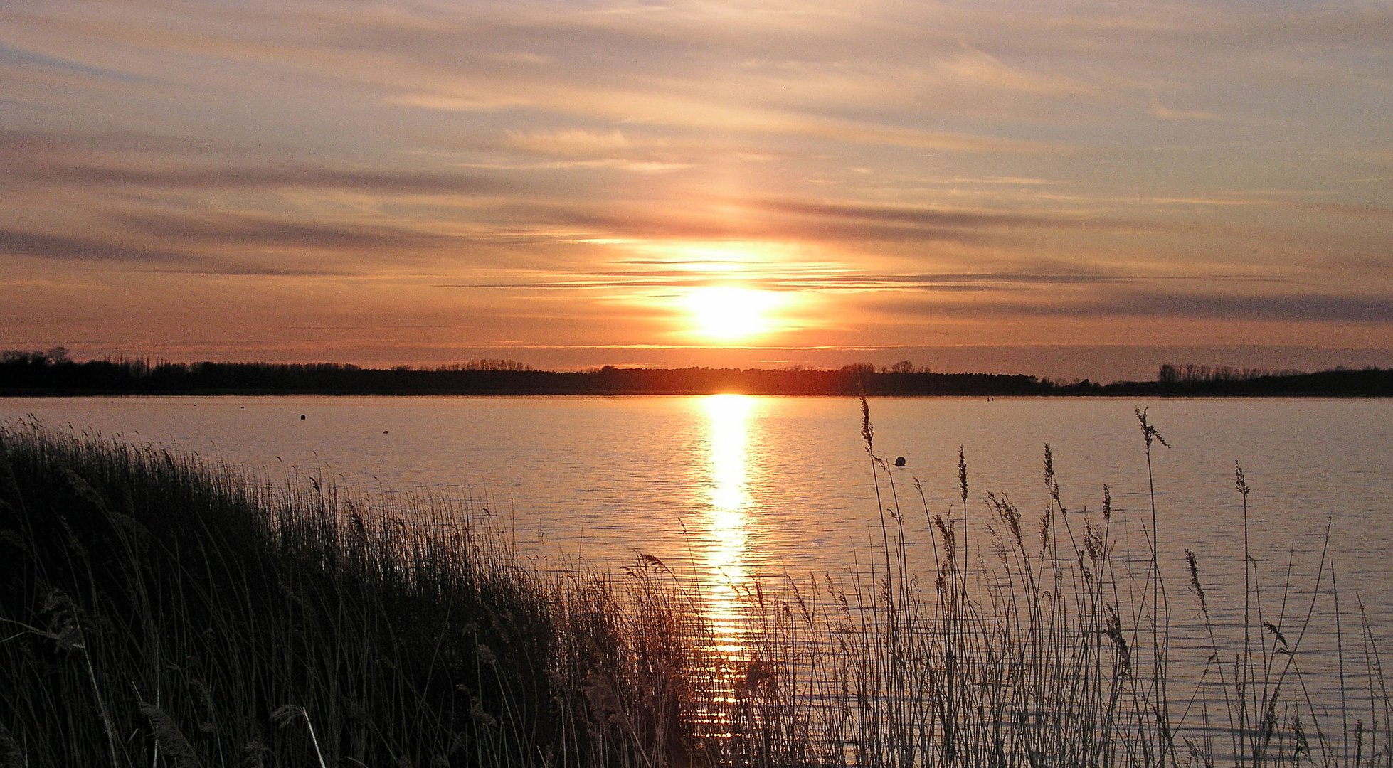 Sonnenuntergang am Ostersonntag