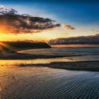 Sonnenuntergang am Ostseestrand