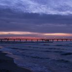 Sonnenuntergang am Ostseestrand