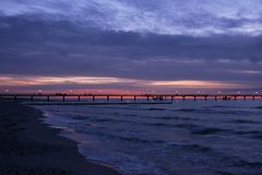 Sonnenuntergang am Ostseestrand