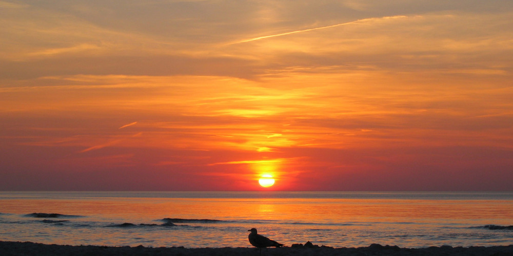 Sonnenuntergang am Ostseestrand II