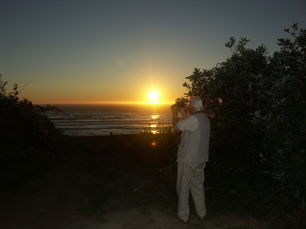 Sonnenuntergang am Pacifik.