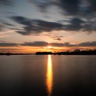 Sonnenuntergang am Paderborner Lippesee