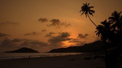 Sonnenuntergang am Palolem Beach