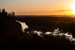 Sonnenuntergang am Paraná Fluß