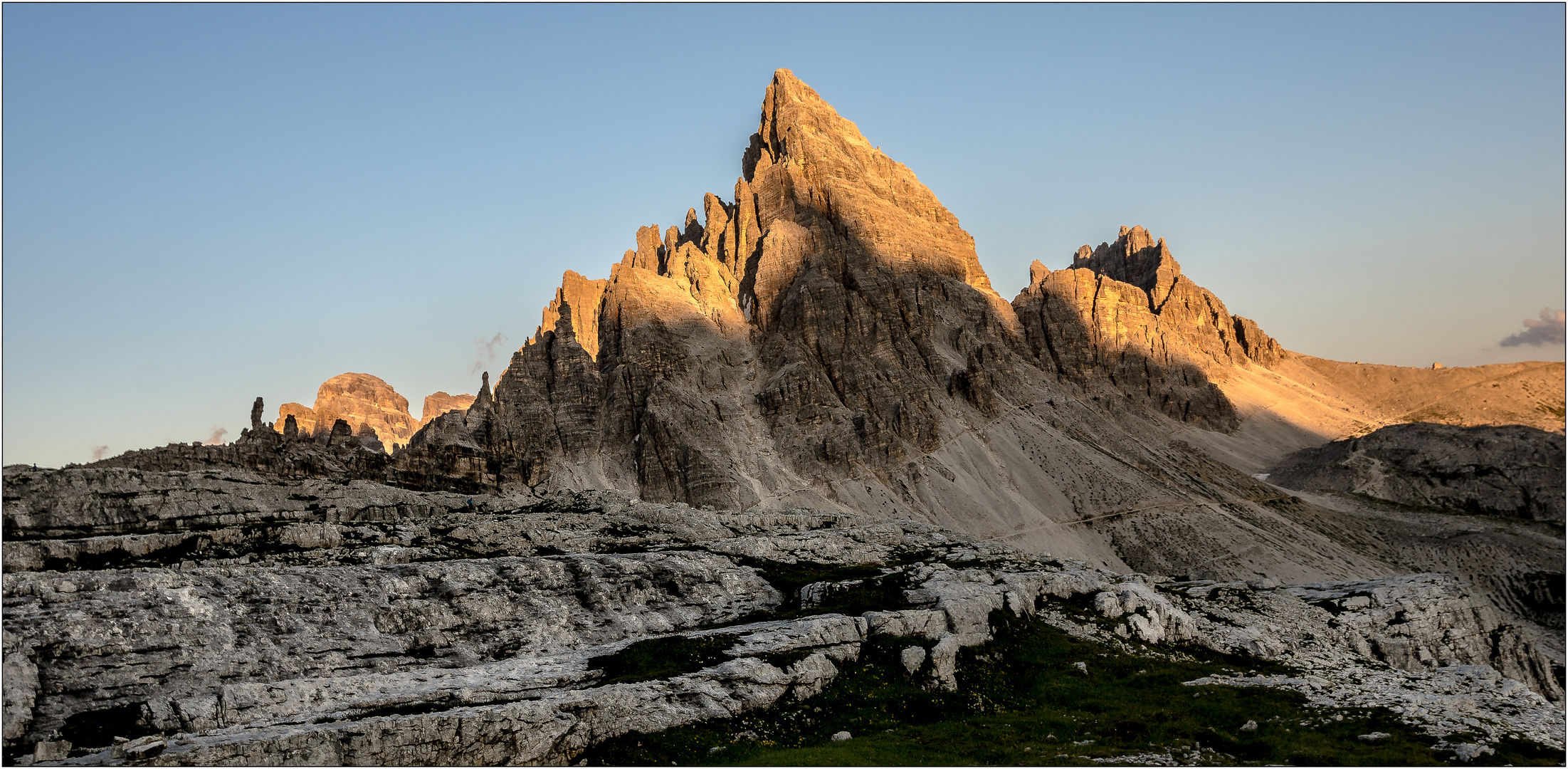 Sonnenuntergang am Paternkofel.