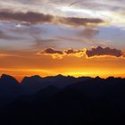 Sonnenuntergang am Patscherkogel