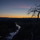 Sonnenuntergang am Petersgrat bei Joditz