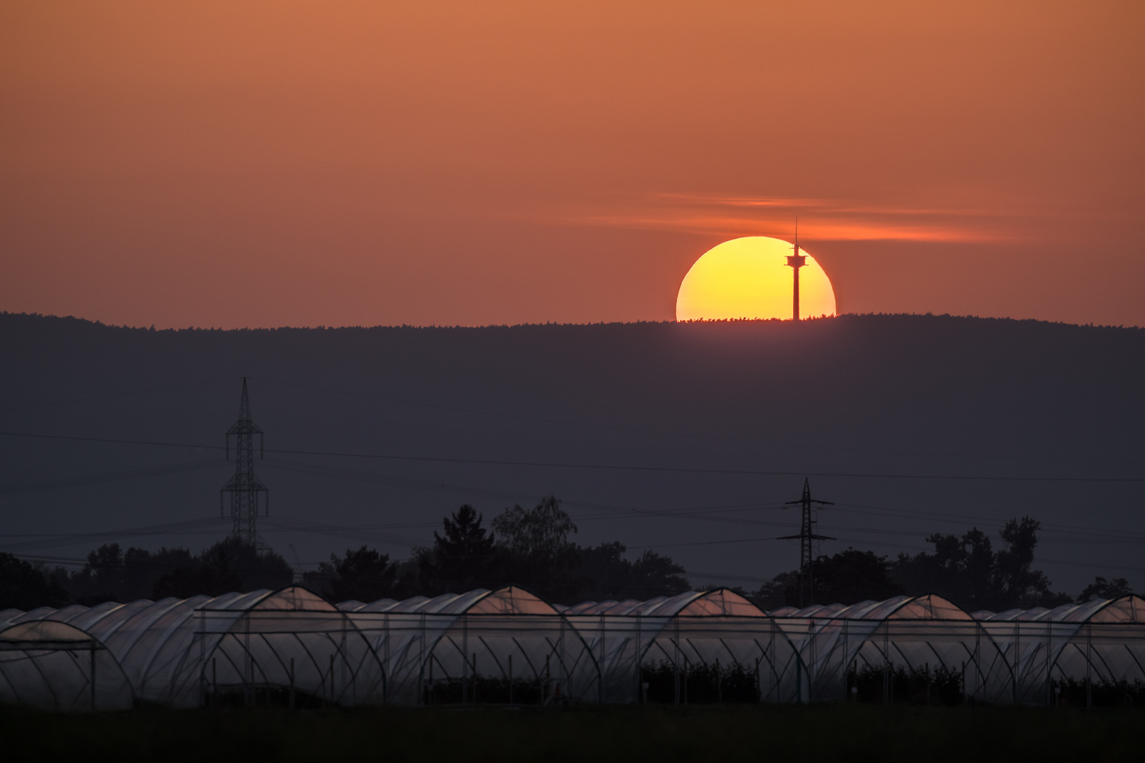 Sonnenuntergang am Peterskopf