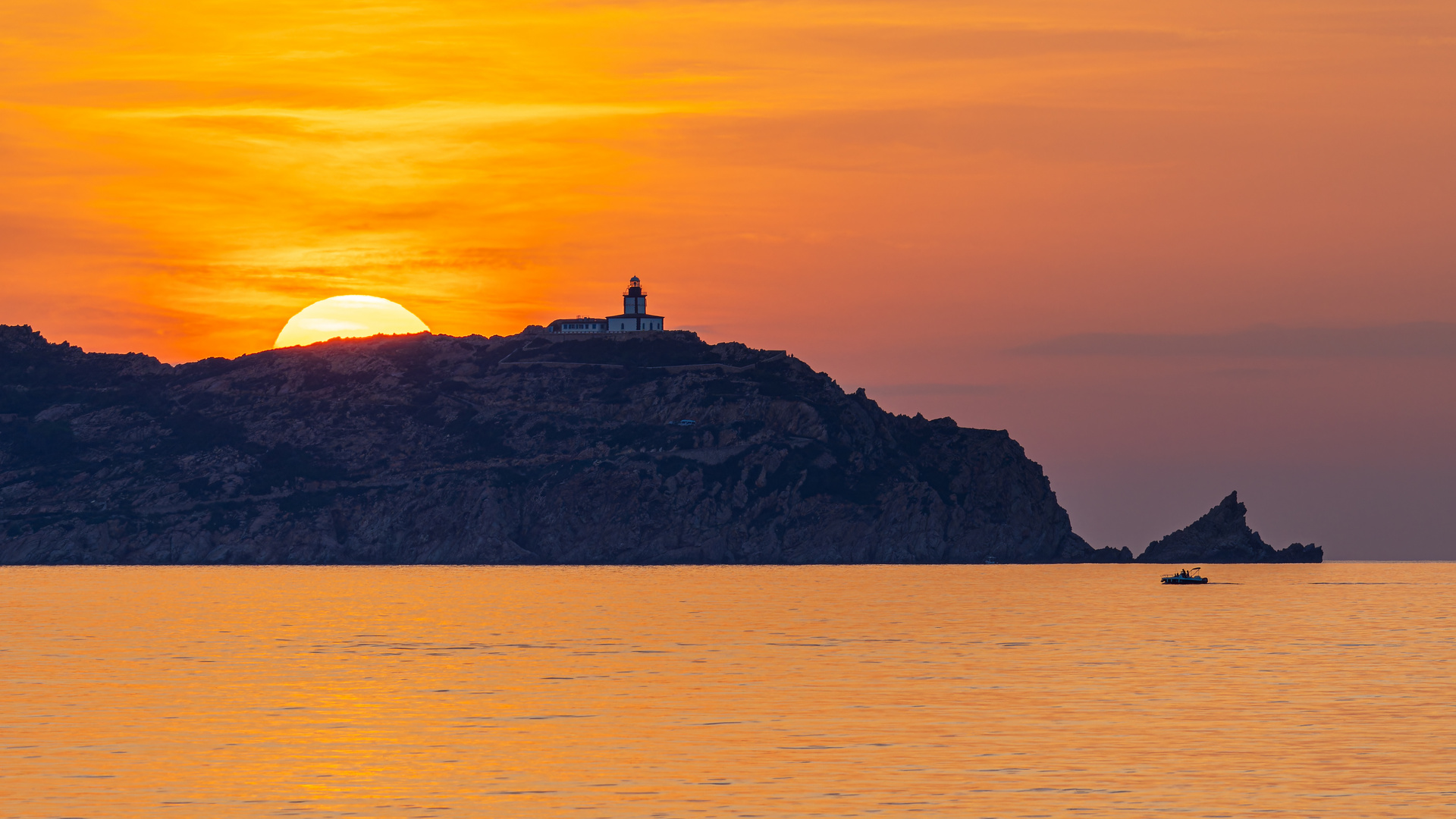 Sonnenuntergang am Phare de Revellata