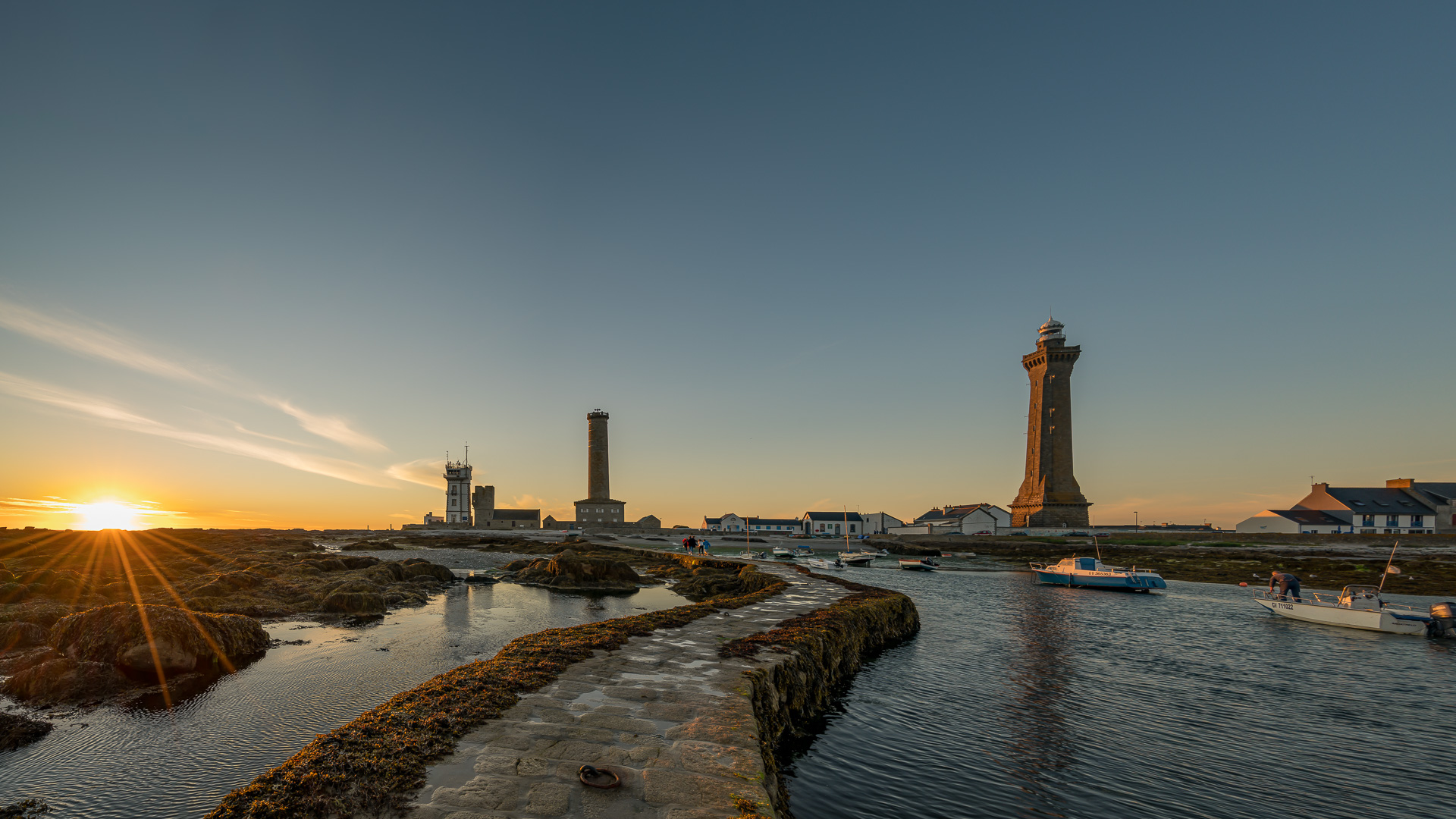 Sonnenuntergang am Phare d'Eckmühl (3)