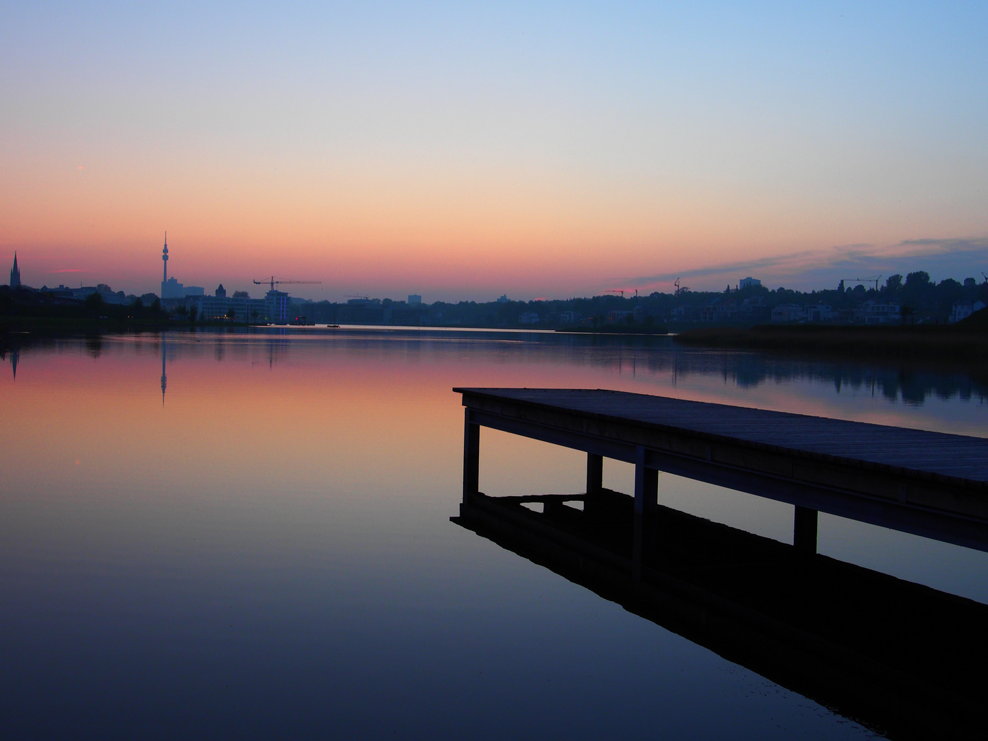 Sonnenuntergang am Phönix See I