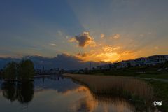 Sonnenuntergang am Phoenixsee