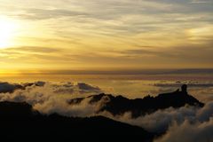 Sonnenuntergang am Pico de las Nieves