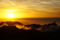 Sonnenuntergang am Pico de las Nieves