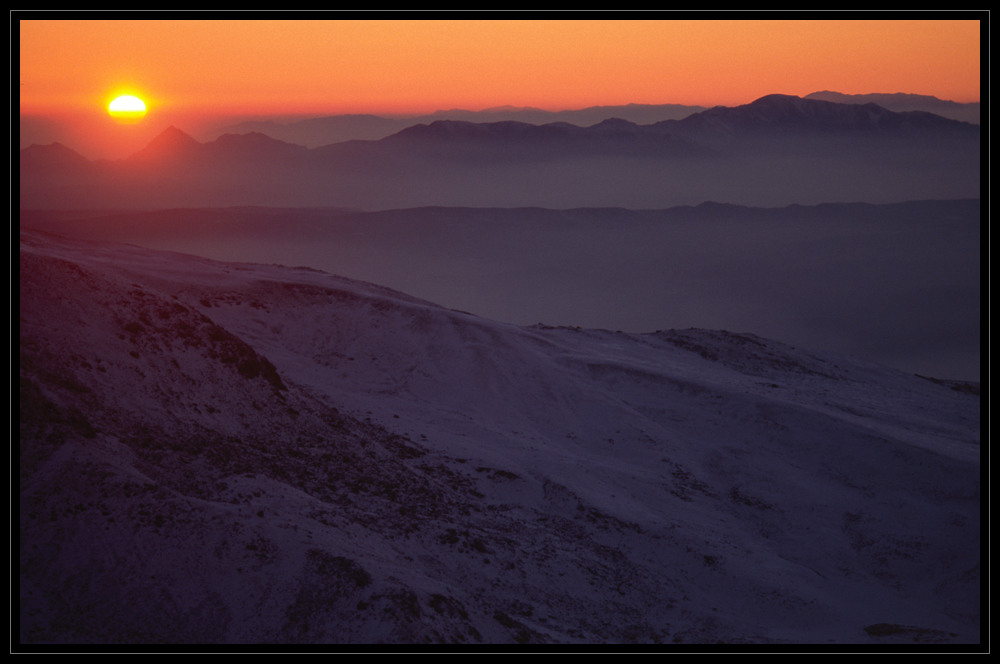 Sonnenuntergang am Pico Veleta II