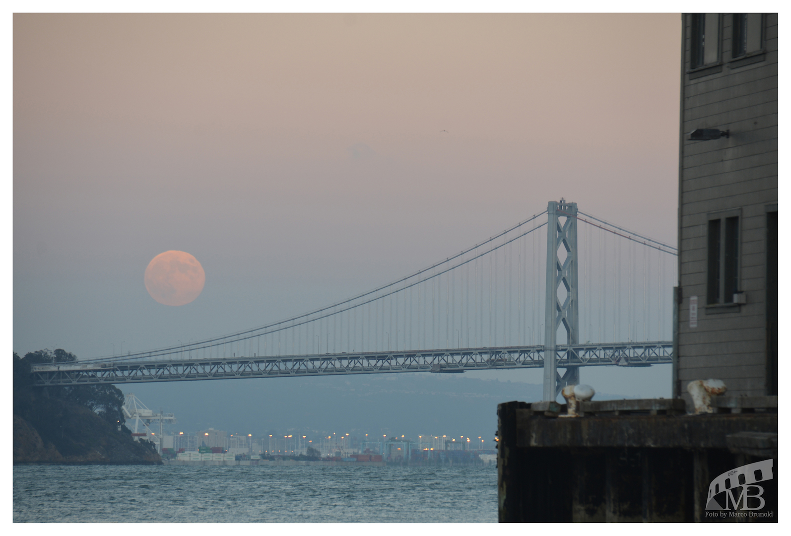 Sonnenuntergang am Pier 39 in San Francisco