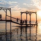 Sonnenuntergang am Pier