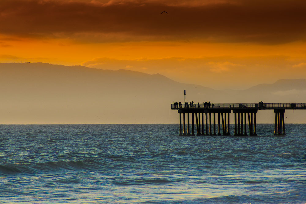 Sonnenuntergang am Pier II