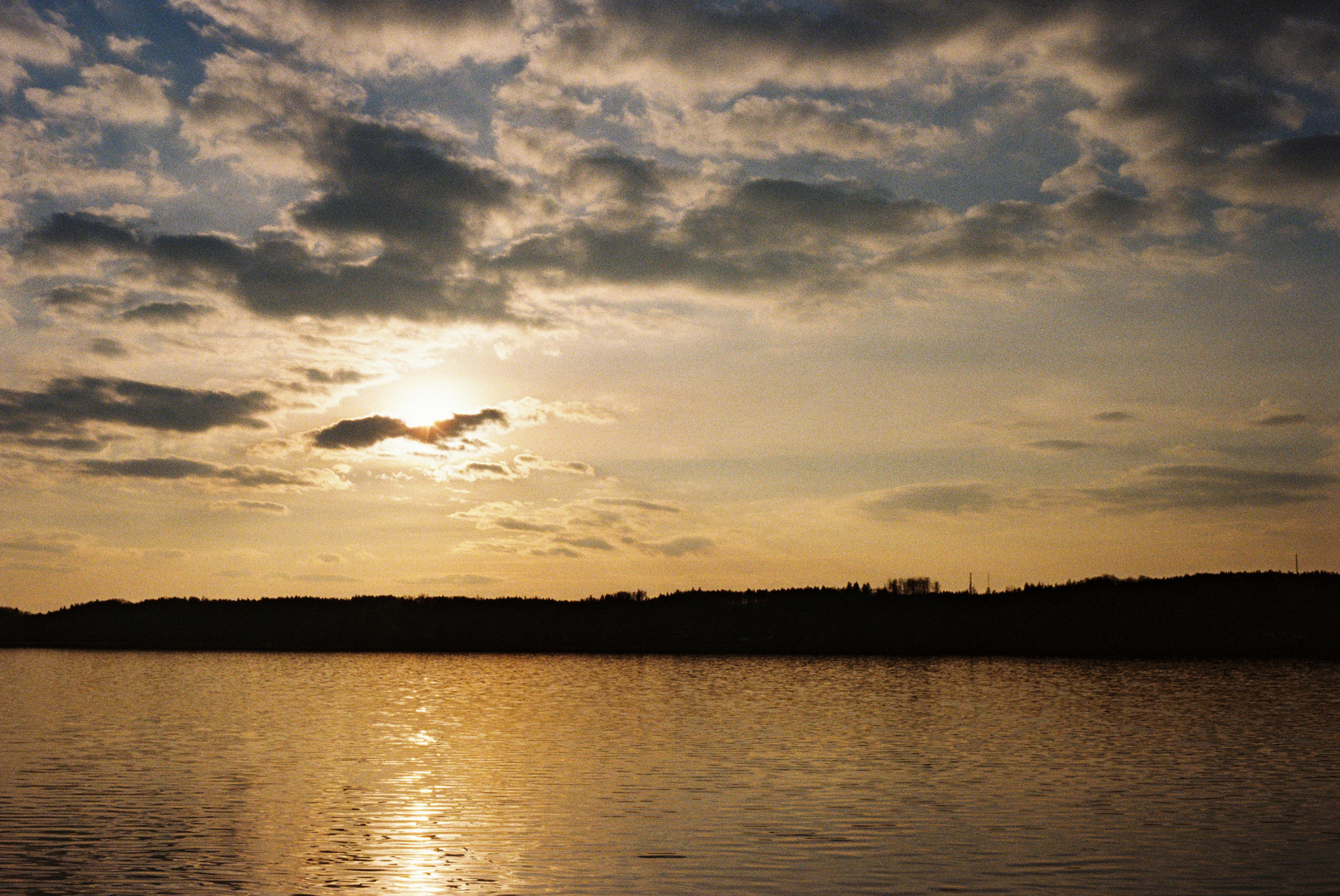 Sonnenuntergang am Pilsensee