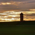 Sonnenuntergang am Pilsumer Leuchtturm