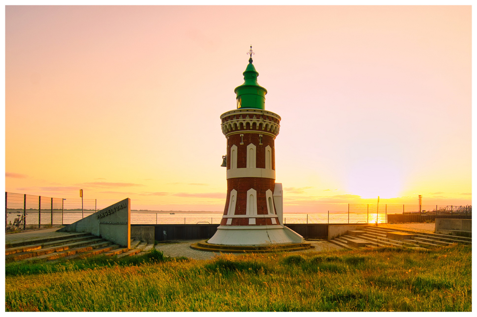 Sonnenuntergang am "Pingel-Turm"