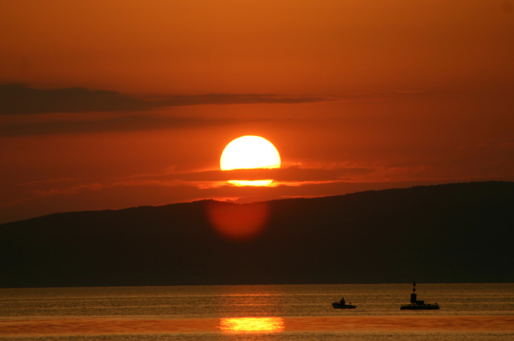 Sonnenuntergang am Plattensee