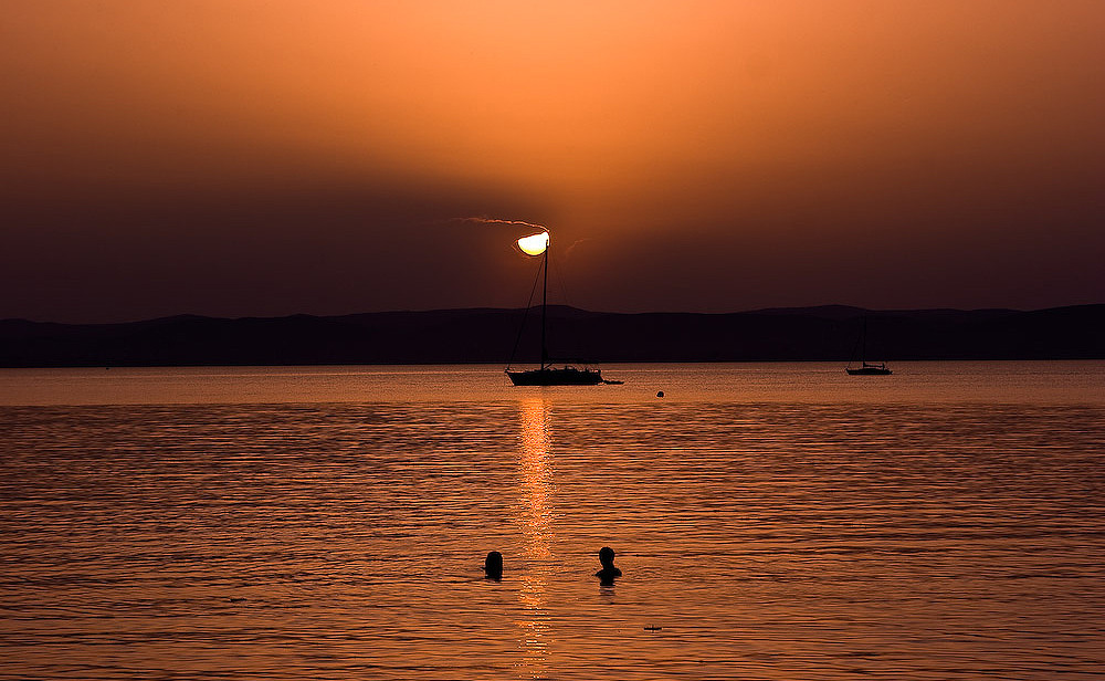 Sonnenuntergang am Plattensee