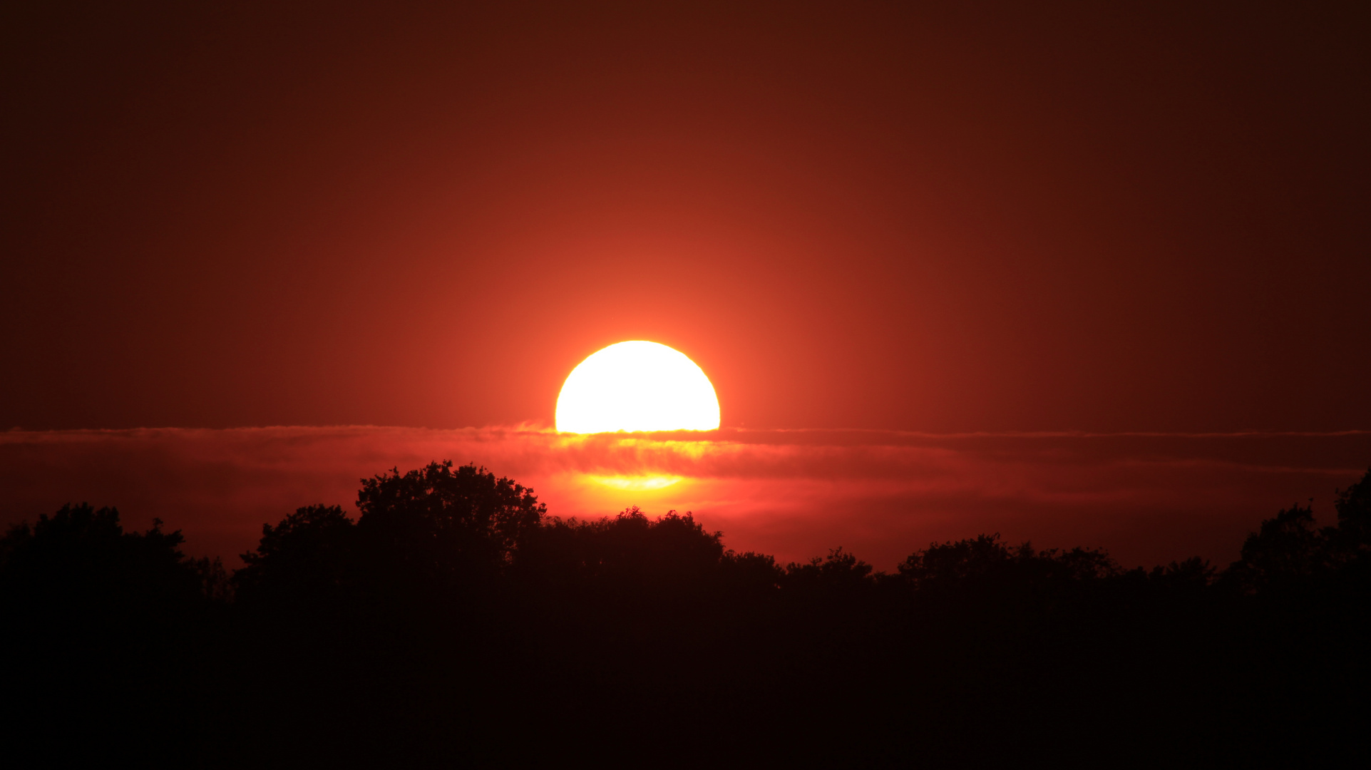 Sonnenuntergang am Plauer See