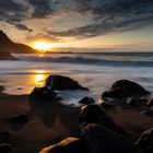 Sonnenuntergang am Playa Bollullo / Teneriffa