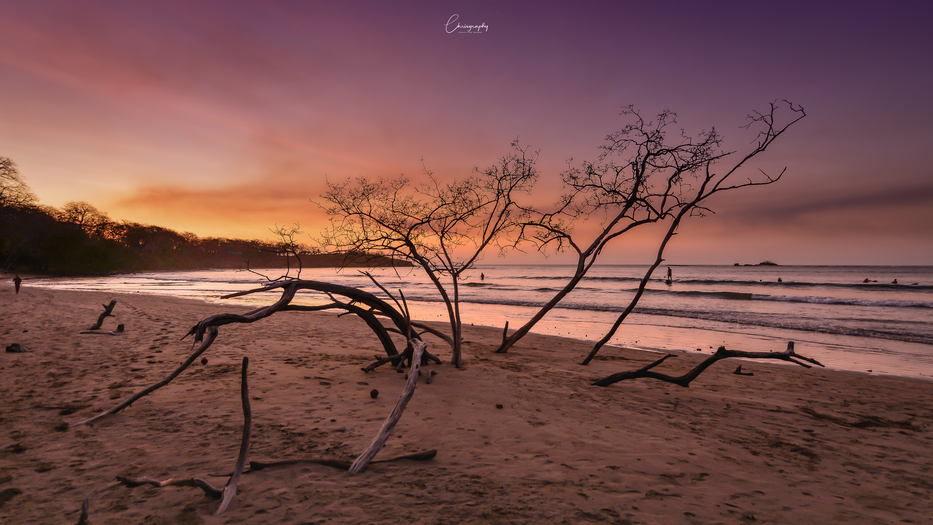 Sonnenuntergang am Playa Tamarindo