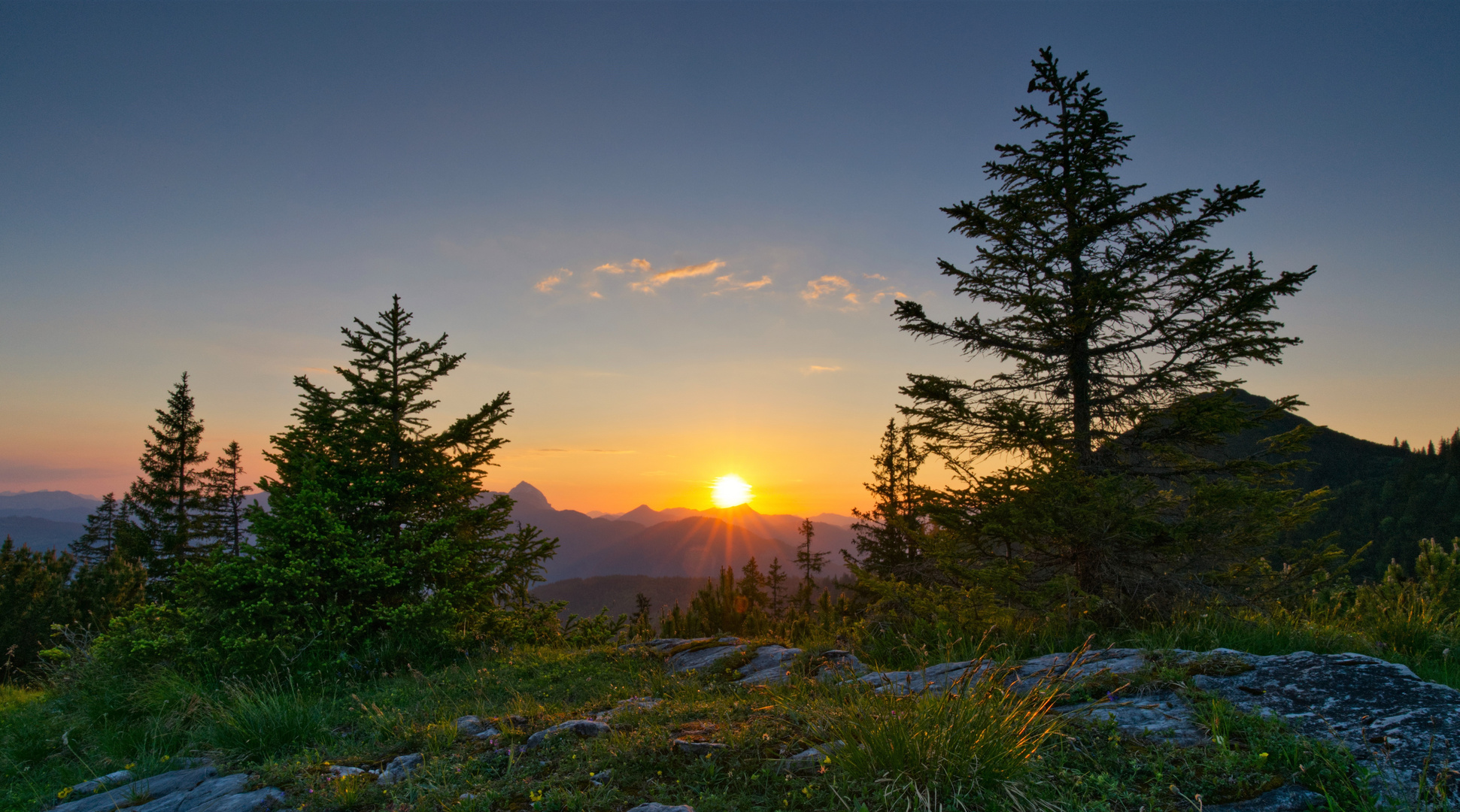 Sonnenuntergang am Plessenberg