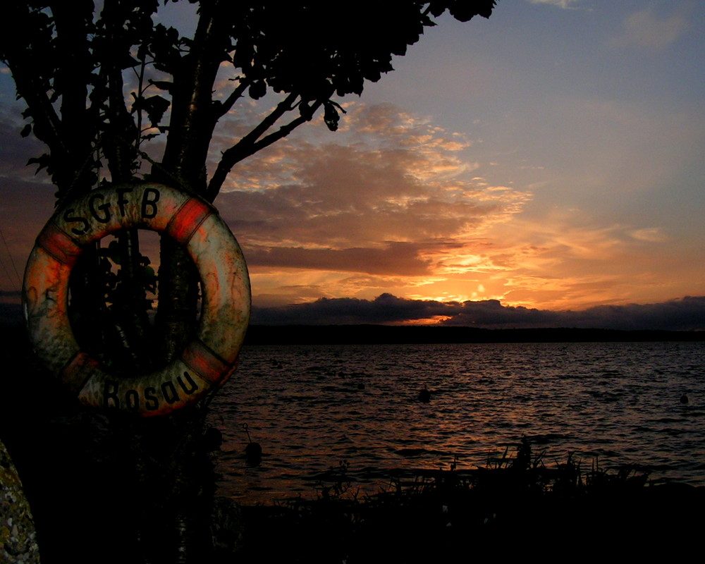 Sonnenuntergang am Plöner See